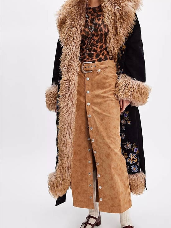 We The Free Dresses & Skirts - We The Free Astoria Vegan Suede Maxi Skirt